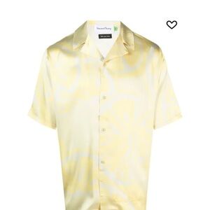 House of Sunny Yellow Silk Shirt